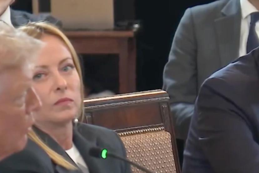 Meloni’nin mimikleri Beyaz Saray’daki görüşmeye damga vurdu
