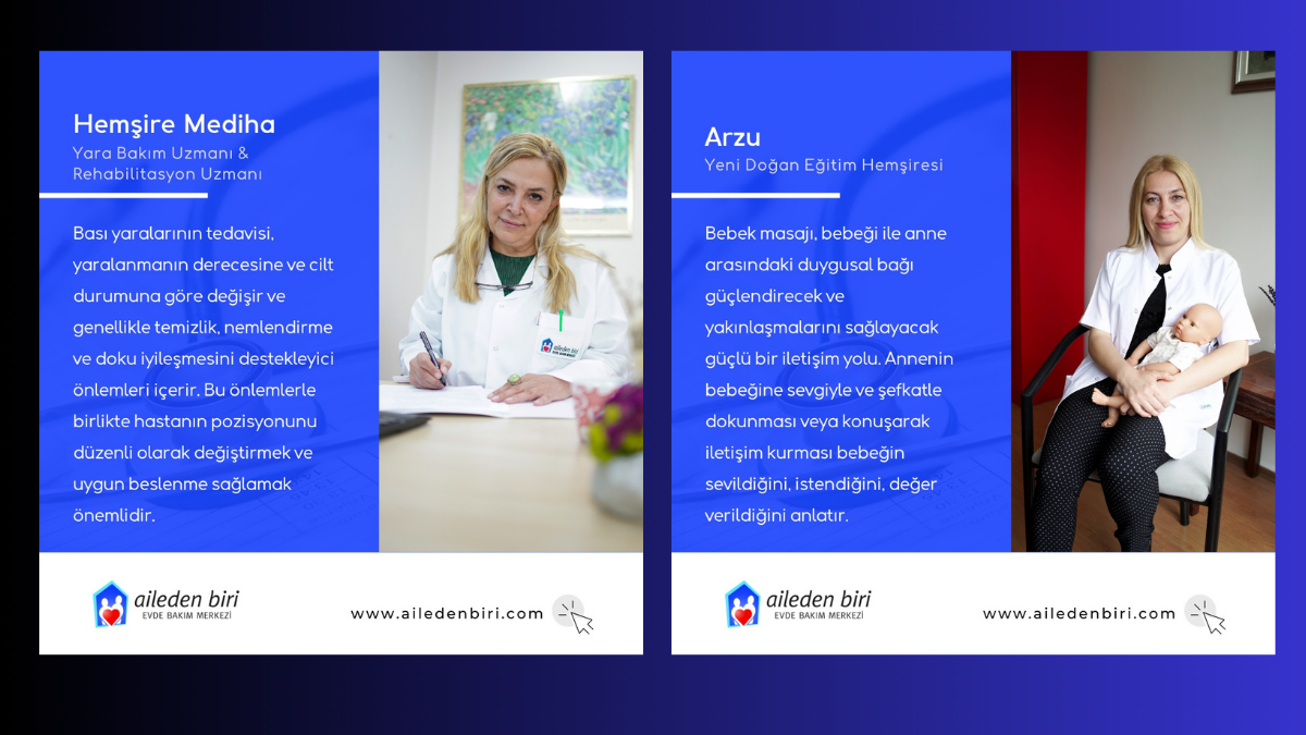 Aileden Biri Evde Bakım Merkezi – Evde Sağlığın En Güvenilir Adı