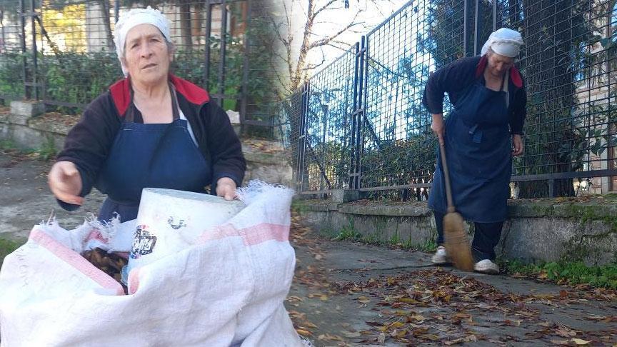 Edirne’de 70 Yaşındaki Cemile Kayaoğlu’ndan Doğaya Örnek Alışkanlık: Yaprakları Toplayıp Humuslu Gübreye Dönüştürüyor