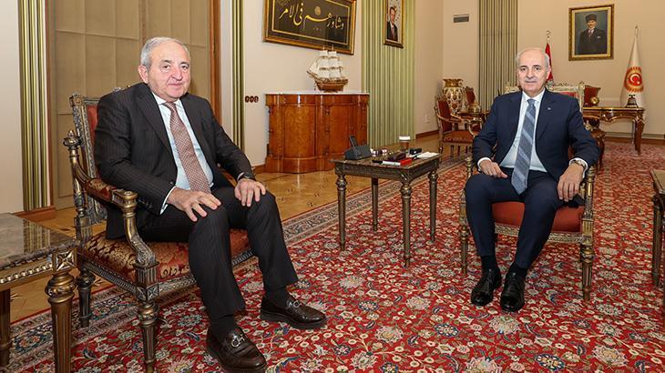 KURTULMUŞ, KEİPA GENEL SEKRETERİ HAJİYEV’İ AĞIRLADI