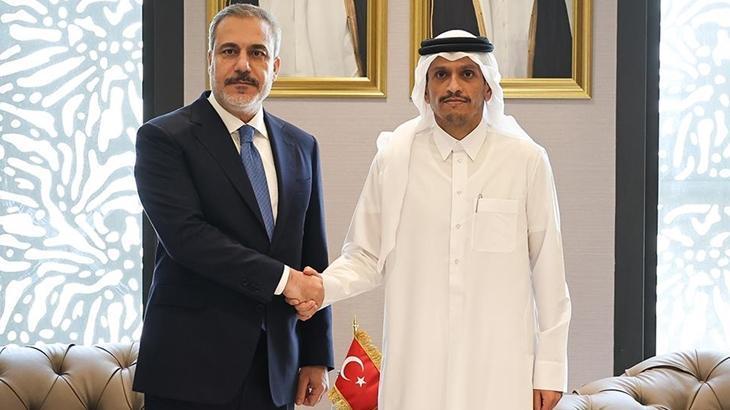 Fidan ile Katarlı Mevkidaşı Arasında Gazze Barış Planı Görüşmesi