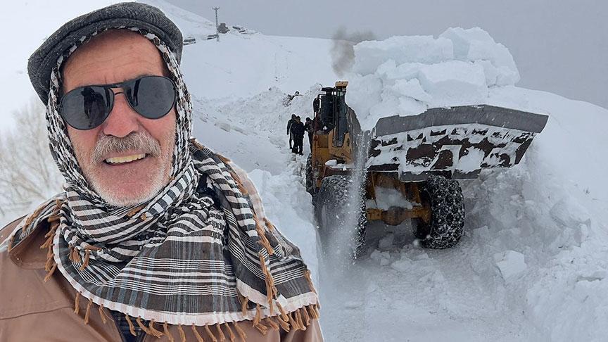 Doğu Anadolu Kar Altında: Çığ Nedeniyle Kapalı Kalan Yol 7 Metrelik Kar Yığınlarının Temizlenmesiyle Açıldı