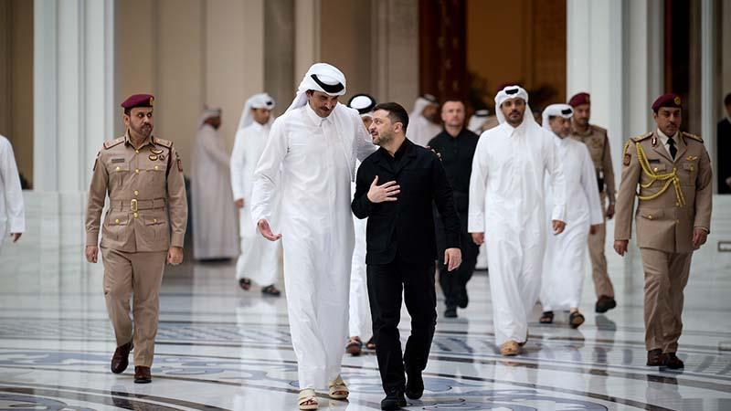 Zelenskiy’den Katar’da Savunma Anlaşması