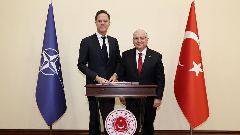 Bakan Güler, NATO Genel Sekreteri Rutte ile Ankara’da Görüştü