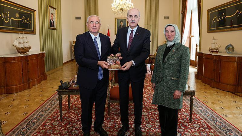 TBMM’de Üst Düzey Görüşme: Kurtulmuş, Başdenetçi Akarca’yı Ağırladı