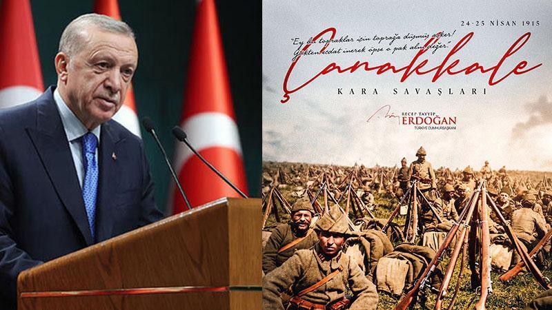 Erdoğan’dan 111. Yılda Çanakkale Vurgusu