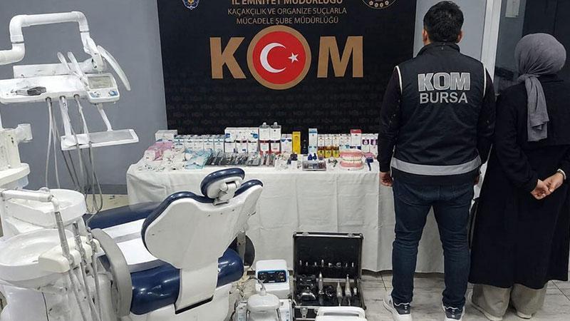 Bursa’da Sahte Diş Kliniği Baskını: Karı Koca Gözaltına Alındı