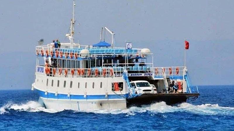 BODRUM-DATÇA FERİBOT SEFERLERİ İPTAL EDİLDİ