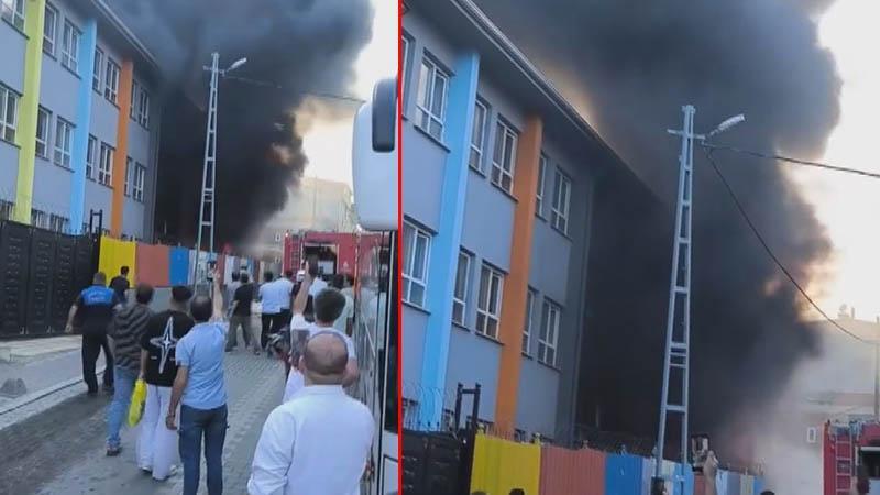 İbrahim Özaydın İlkokulu’nda Yangın Paniği