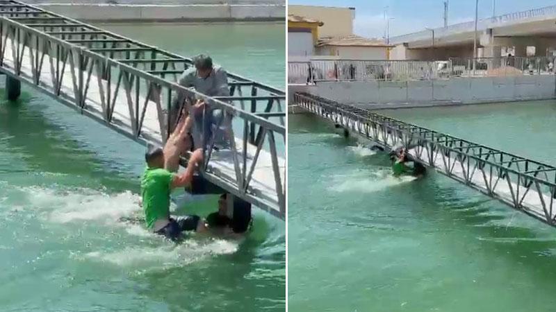 Sulama Kanalında Sürüklenen 2 Kişi Son Anda Kurtarıldı