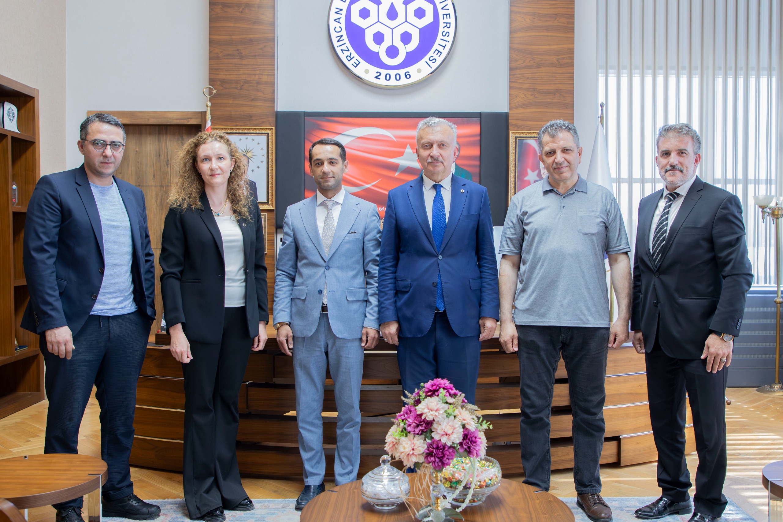 Kıtalararası Turizm Yönetimi Kongresi Ekibinden Rektör Prof. Dr. Akın Levent’e Ziyaret