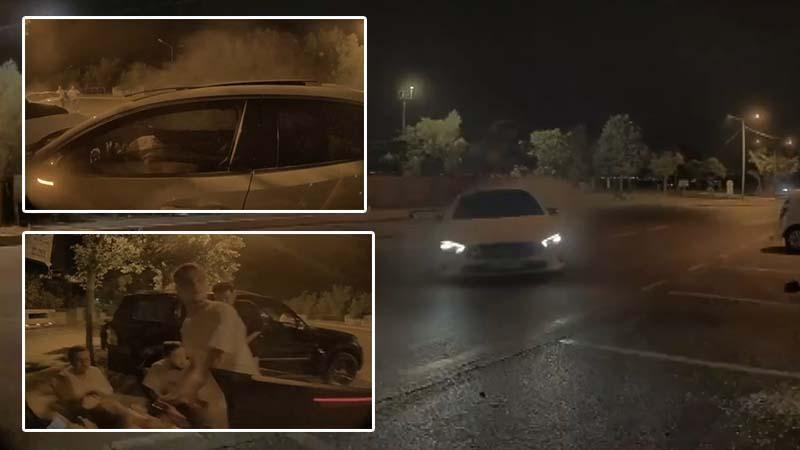 Gürpınar Sahili’nde Feci Kaza! Kontrolden Çıkan Otomobil 6 Kişinin Arasına Daldı