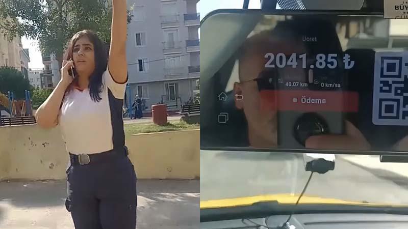 Yardım edin, bu adam beni kaçırıyor ddiası kamerada