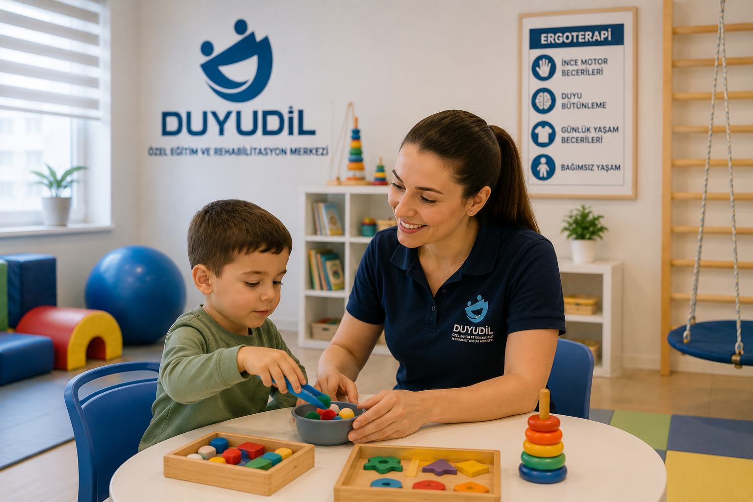 ÇOCUKLARDA ERGOTERAPİ NEDİR? GÜNLÜK YAŞAM BECERİLERİNE KATKILARINI DUYUDİL UZMANLARI ANLATIYOR: DUYU BÜTÜNLEMEDEN BAĞIMSIZ YAŞAMA UZANAN YOL