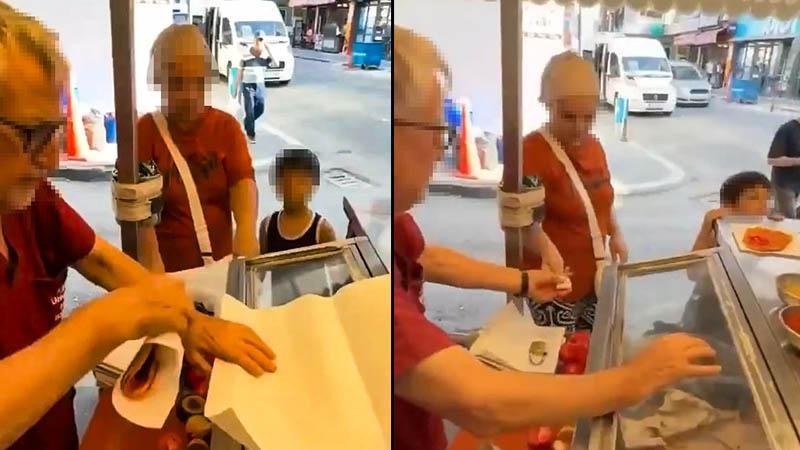 2 lahmacun krizi sonrası harekete geçildi: Tepki çeken seyyar satıcının tezgahı kaldırıldı