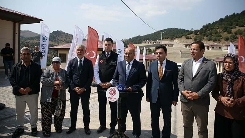 Sındırgı’da 305 Deprem Konutu İçin Hak Sahipleri Kura ile Belirlendi