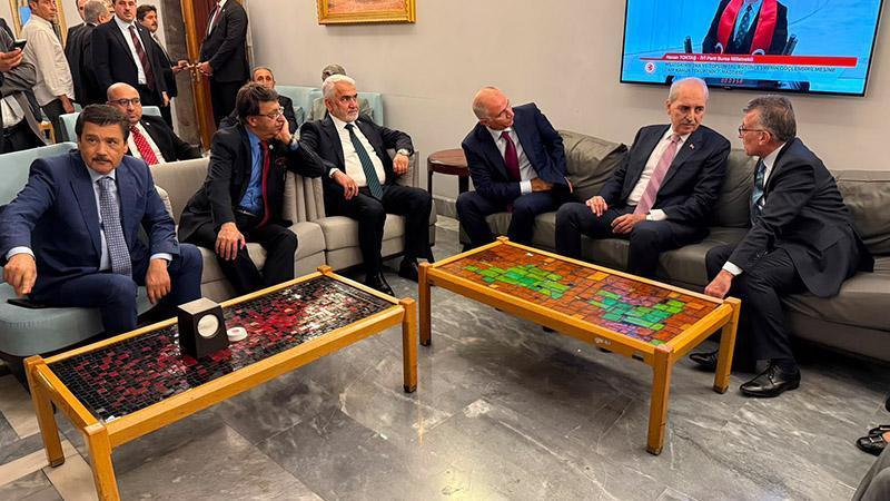 TBMM Başkanı Kurtulmuş’tan İktidar ve Muhalefet Kulislerine Ziyaret