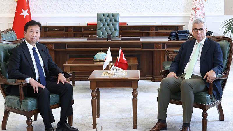 Bakan Memişoğlu, Japon heyetiyle sağlık alanındaki iş birliğini görüştü
