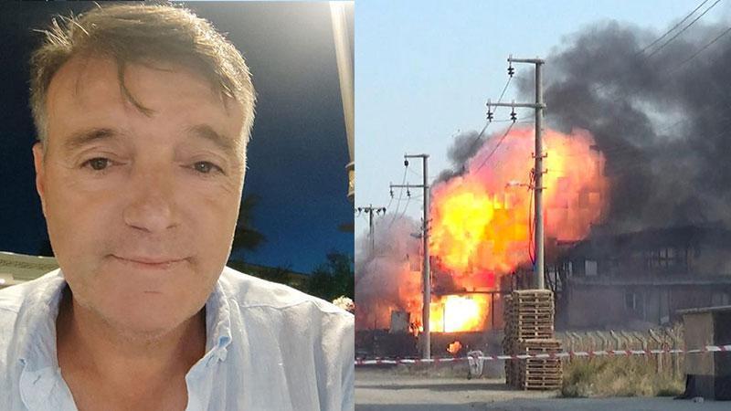Salihli’de oksijen dolum tesisindeki patlamada ölen tesis sahibi toprağa verildi