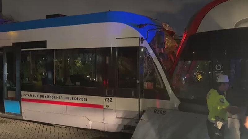 T1 Tramvay Hattı’nda kaza! İki tramvay çarpıştı, 11 kişi yaralandı