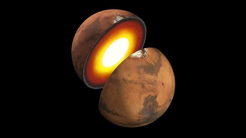 Mars’ın derinliklerinde 400 derecelik sıcaklık farkı