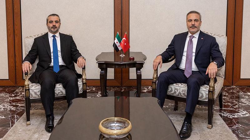 Hakan Fidan ile Şeybani Ankara’da görüştü