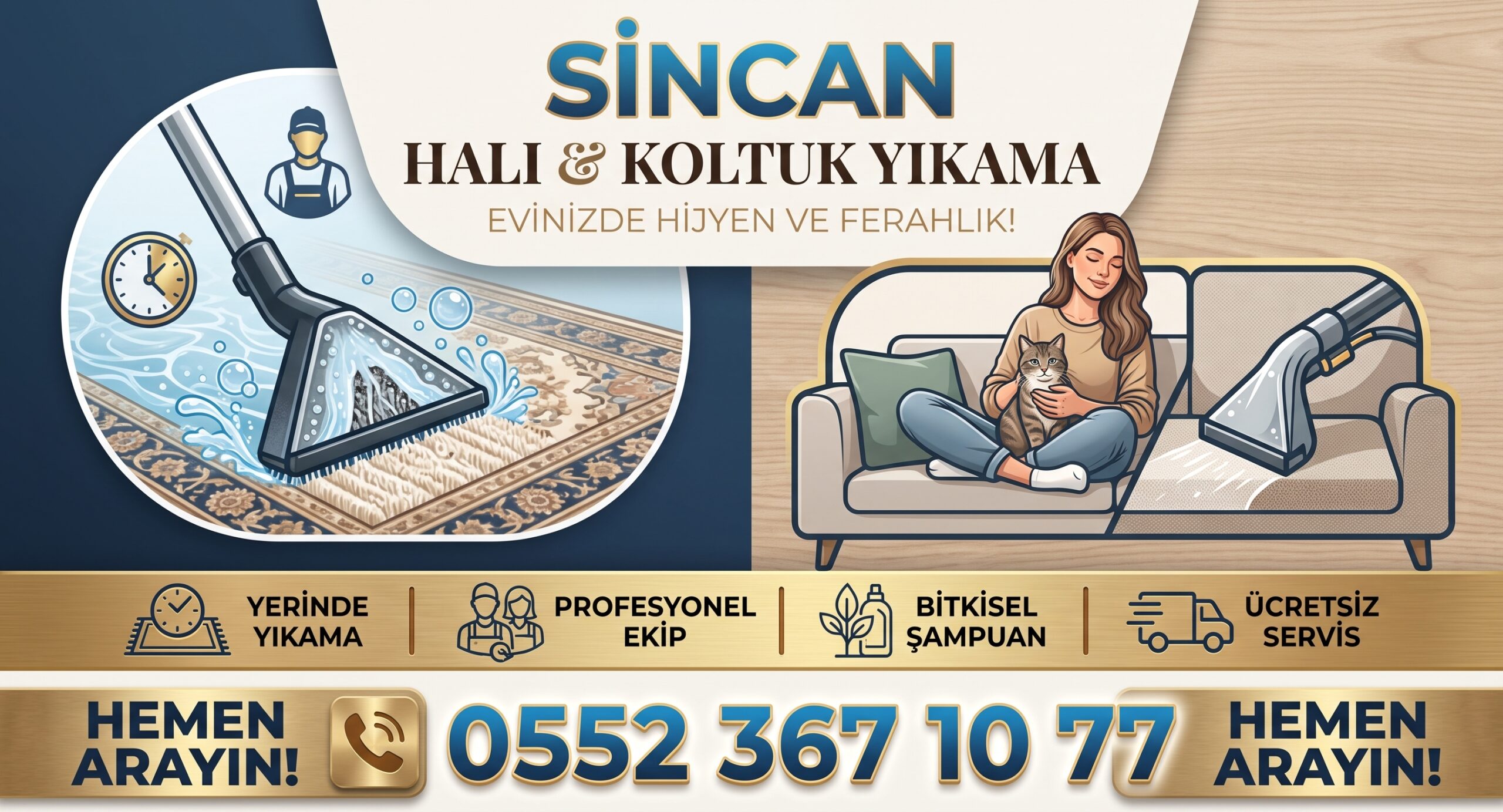 Sincan Halı Yıkama’dan Temizlikte Detaylı Hizmet Anlayışı