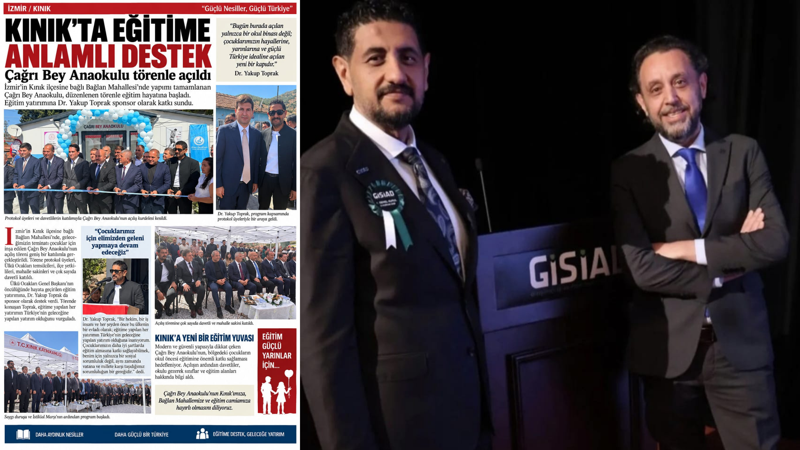 Dr. Yakup Toprak’tan Kınık’a Kalıcı Eser: Çağrı Bey Anaokulu Eğitim İçin Kapılarını Açtı
