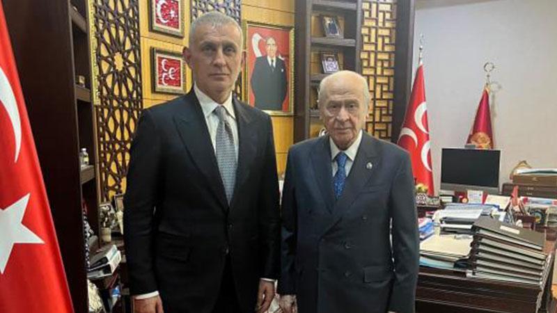 İbrahim Ethem Hacıosmanoğlu’ndan Devlet Bahçeli’ye ziyaret