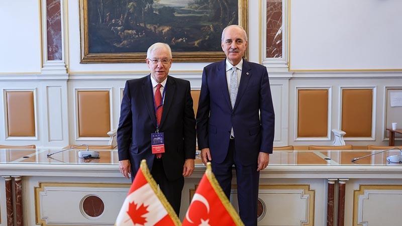 Kurtulmuş ve Scarpaleggia’dan parlamenter diyaloğu güçlendirme mesajı