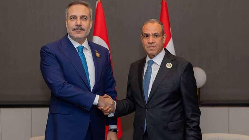 Bağdat’ta diplomatik temas: Hakan Fidan, Bedr Abdulati ile görüştü